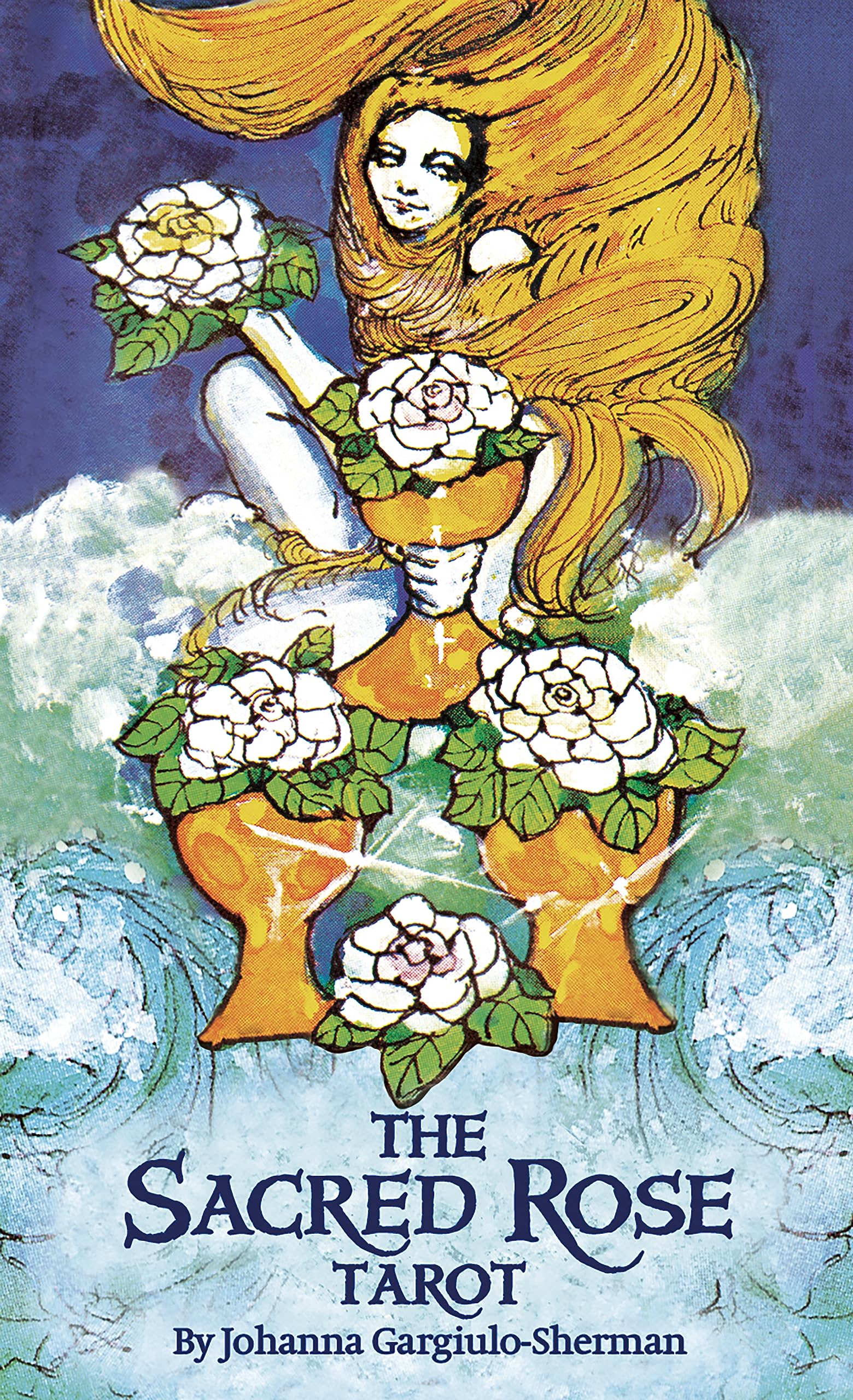 The Sacred Rose Tarot Deck - 78-Card Mystical Divination Set with Guidebook | Perfect for Psychic Readings, Spiritual Guidance & Meditation Practice
