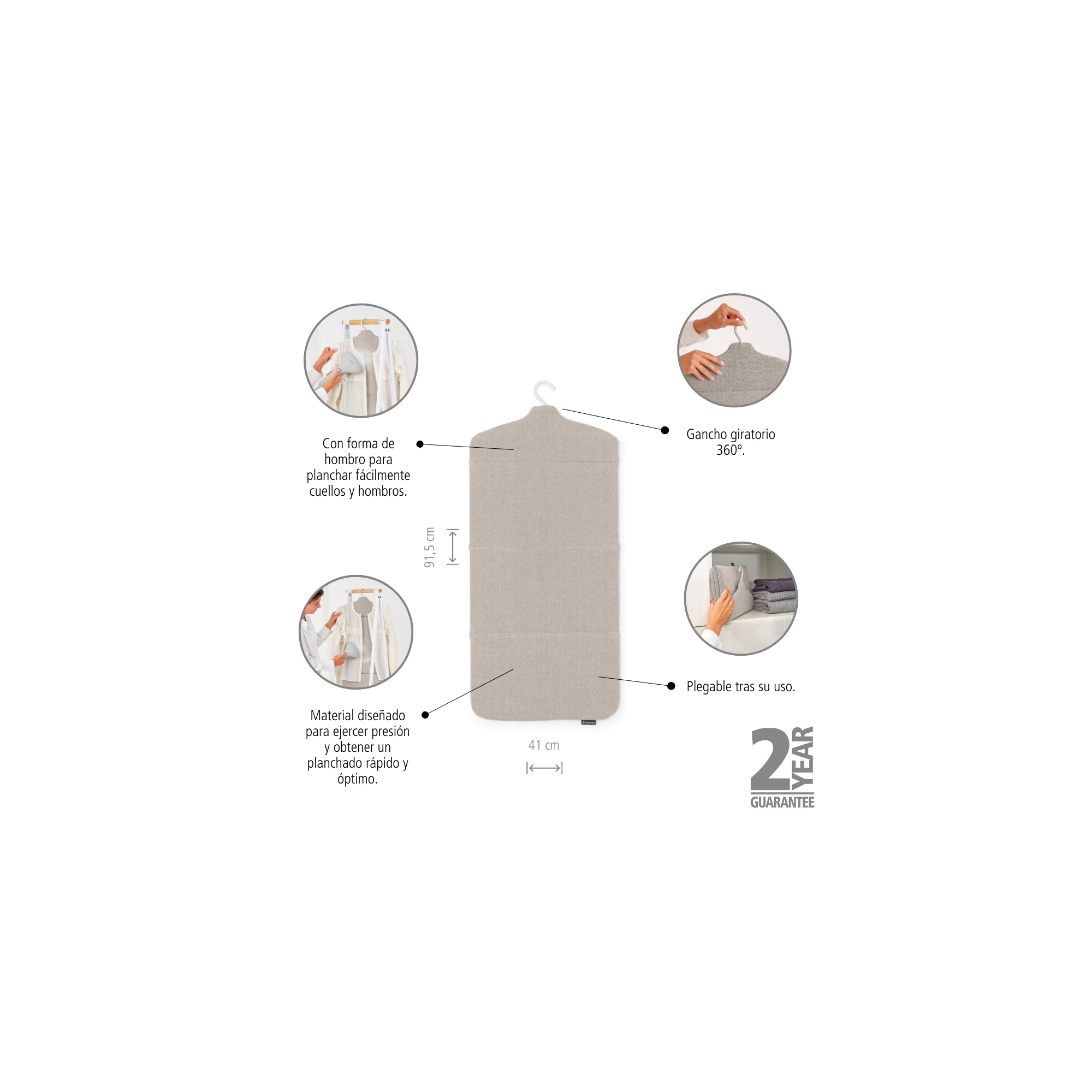 Foldable Steam Board - Portable & Compact Steamer for Clothes, Travel, and Home Use - Perfect for Wrinkle-Free Garments on the Go