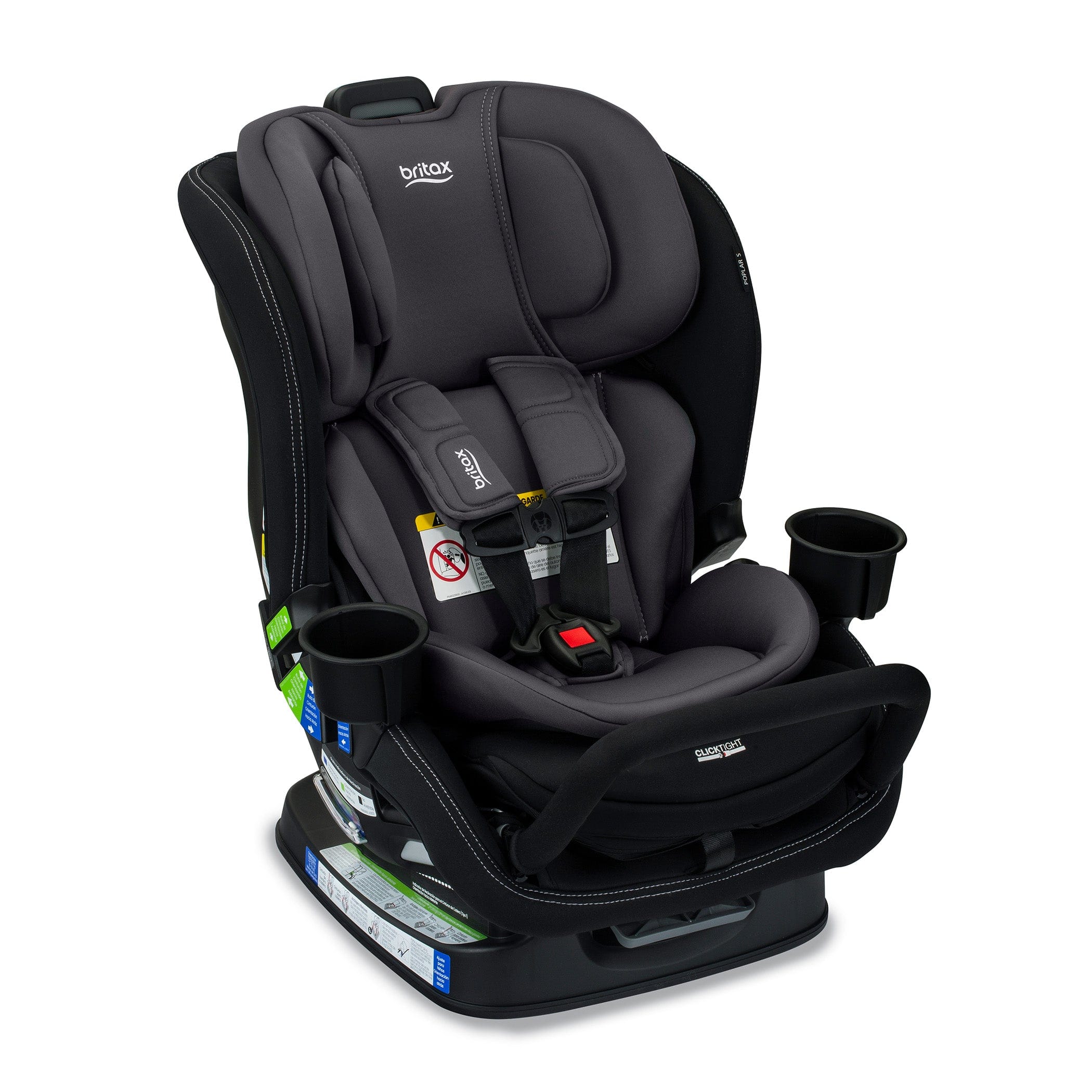Britax Poplar S Convertible Car Seat - Safe & Comfortable for Infants to Toddlers (5-65 lbs) | Rear & Forward Facing | Easy Installation | Perfect for Family Travel & Daily Commute