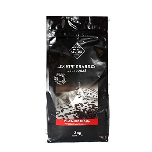 Michel Cluizel Mokaya 66% Dark Chocolate Baking Chips - 6.6 Pound Bulk Bag for Baking, Desserts & Gourmet Recipes | Premium Cocoa Baking Chocolate for Cookies, Cakes & Pastries