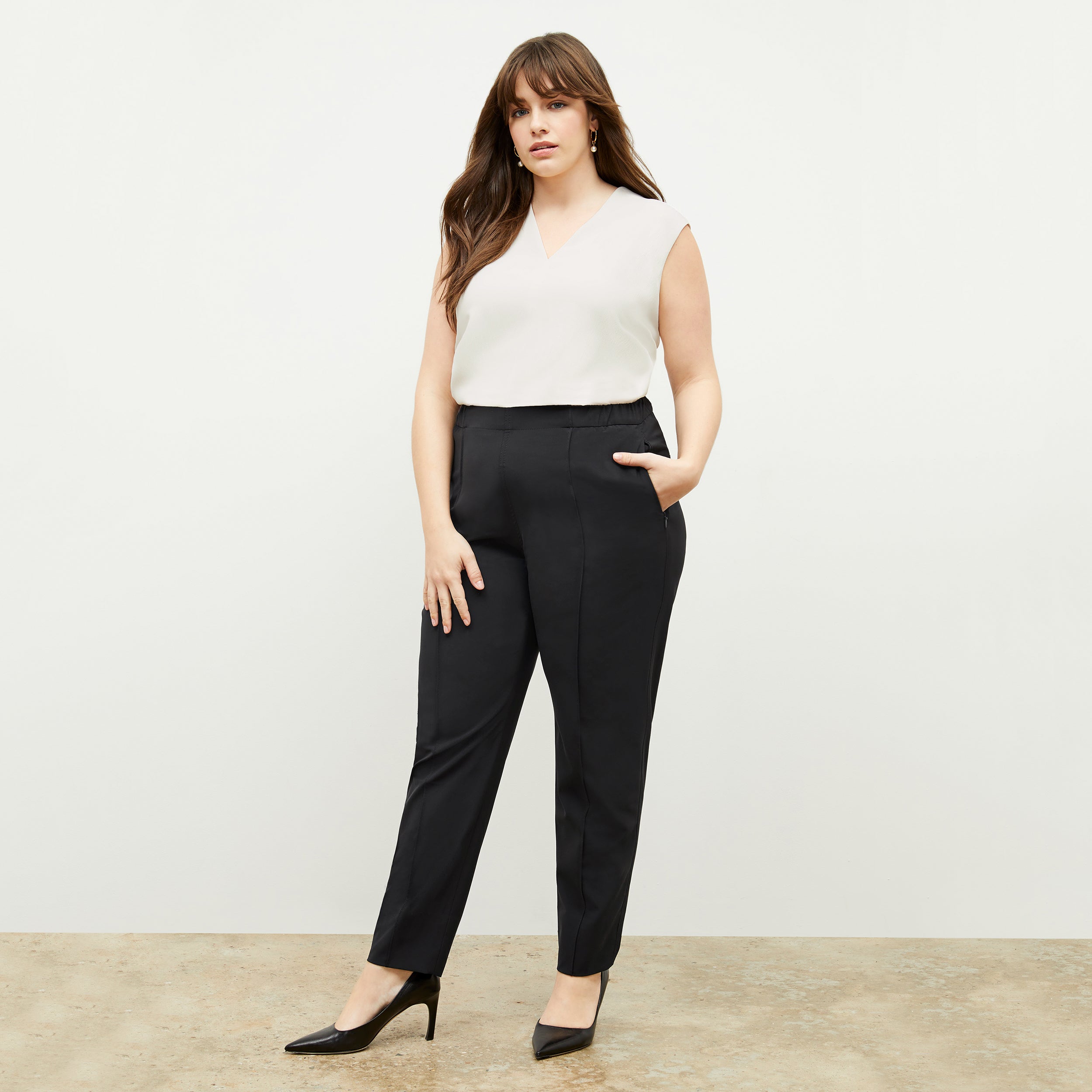 Colby Travel Pants for Men - OrigamiTech Stretch Wrinkle-Free Black Dress Pants for Business & Casual Wear - Perfect for Office, Commuting, and Travel
