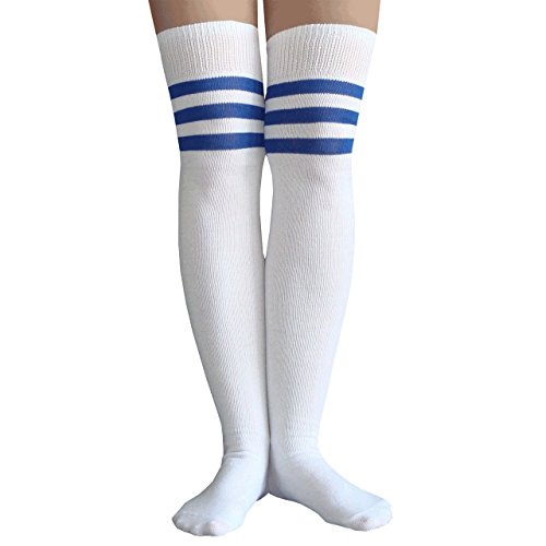 White and Royal Blue