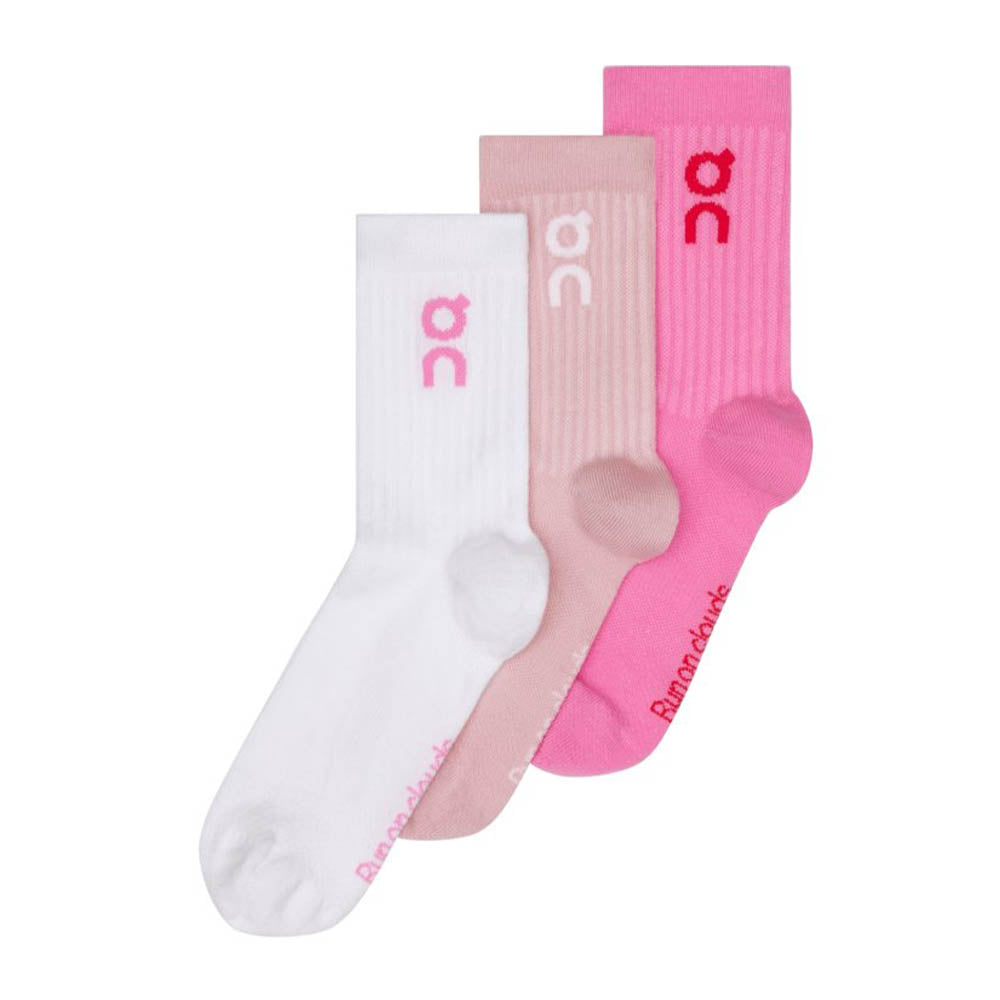 Custom Logo High Socks 3-Pack - Personalized Crew Socks for Sports, Gifts & Corporate Branding