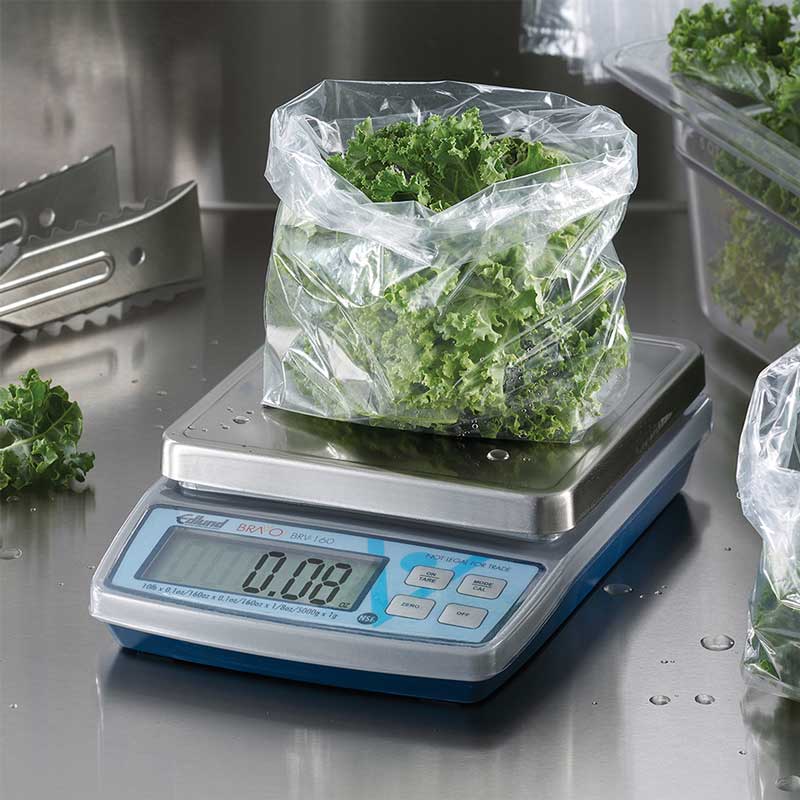 Edlund BRV 160 Bravo Digital Portion Control Scale - 10 lb Capacity, Commercial Food Scale for Precise Weighing | Perfect for Restaurants, Bakeries & Meal Prep