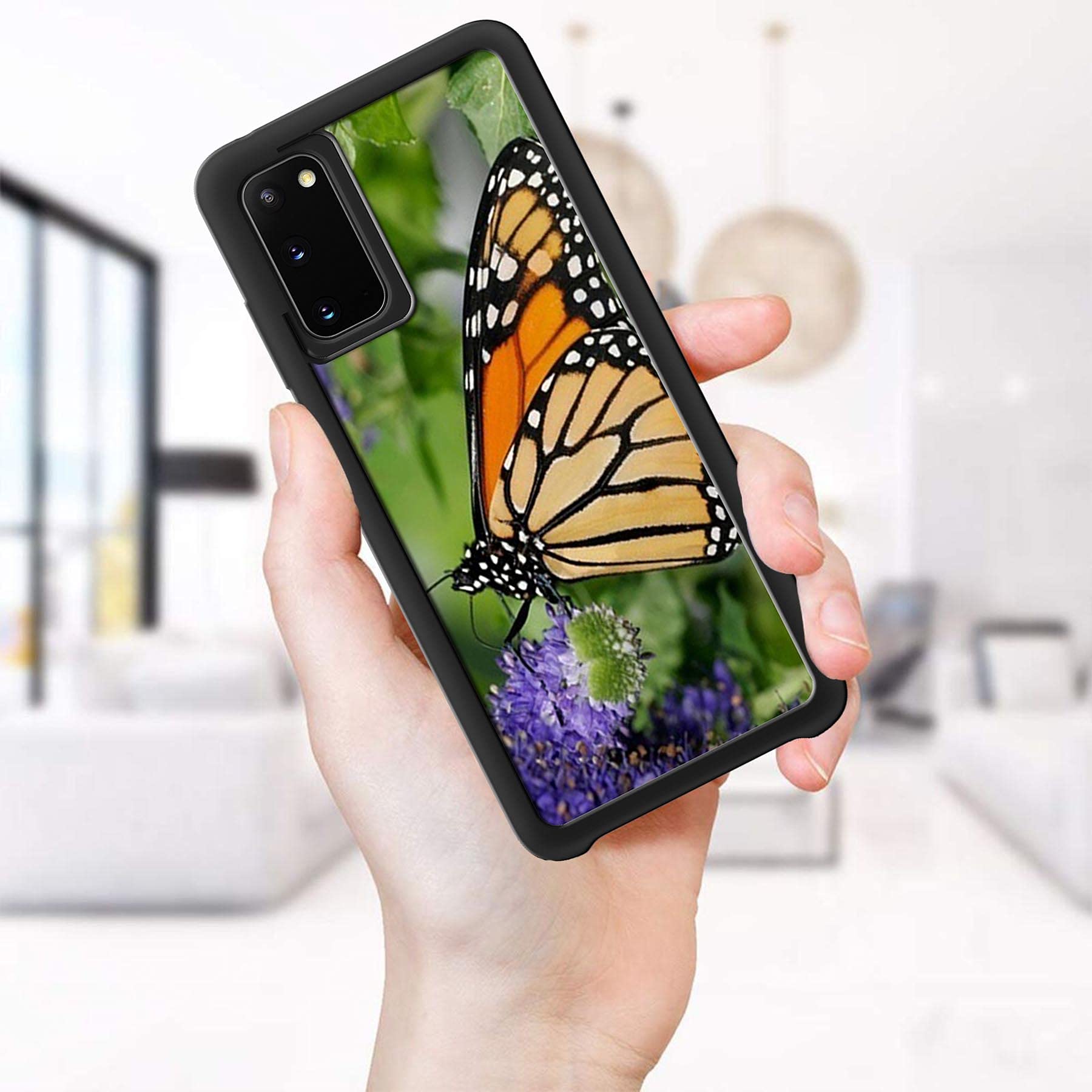 Samsung Galaxy S20 5G Case - Butterfly TPU Shockproof Cover for Outdoor Protection