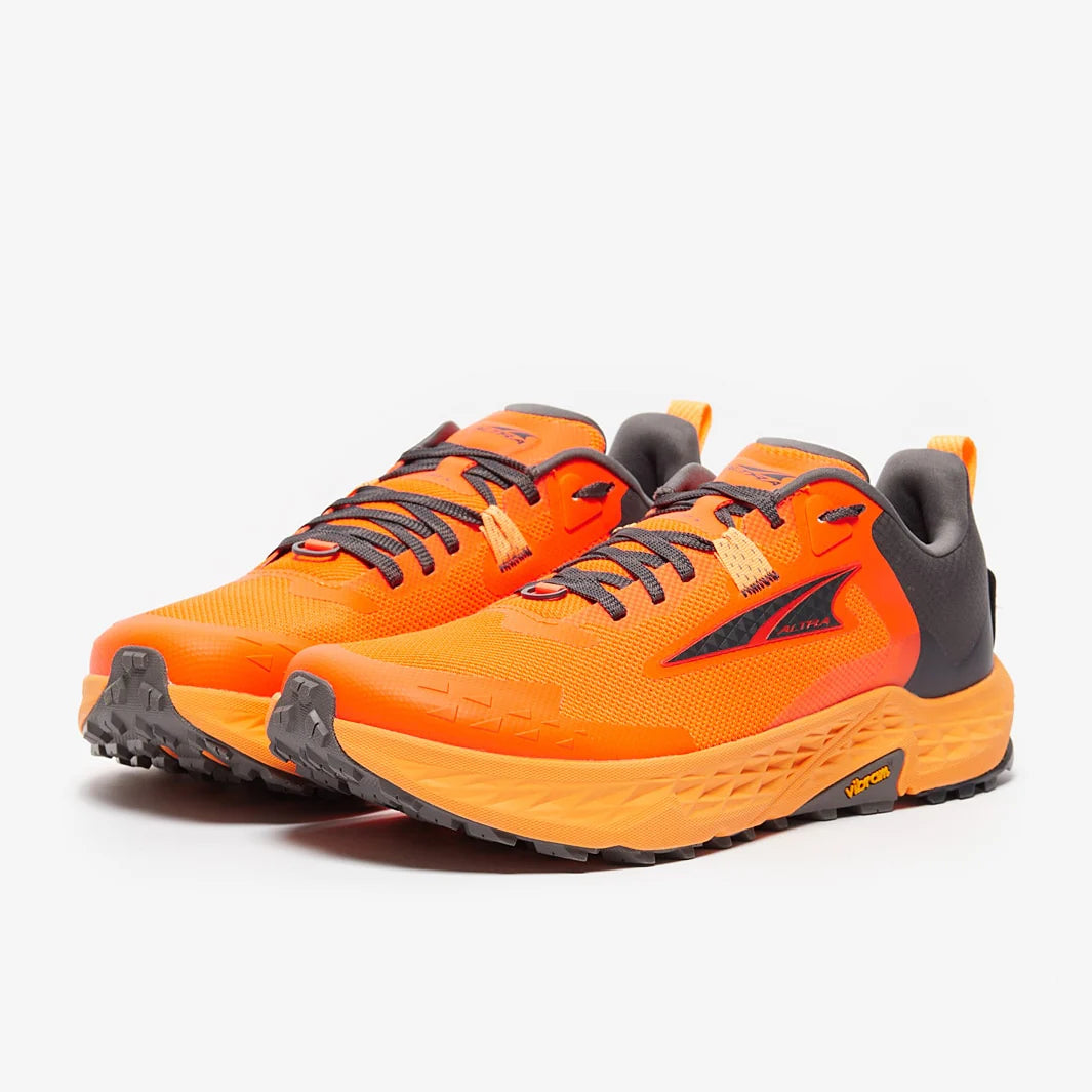 Altra Men's Timp 5 Trail Running Shoes - Lightweight Hiking Shoes for Men with Cushioned Support | Perfect for Trail Running, Hiking & Outdoor Adventures (Orange)