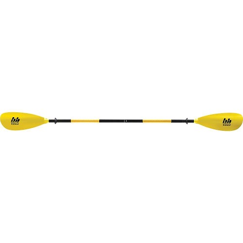 Premium 230cm Bounce X Grip Kayak Aluminum Paddle - 2-Piece Lightweight Yellow Paddle for Kayaking, Canoeing & Water Sports