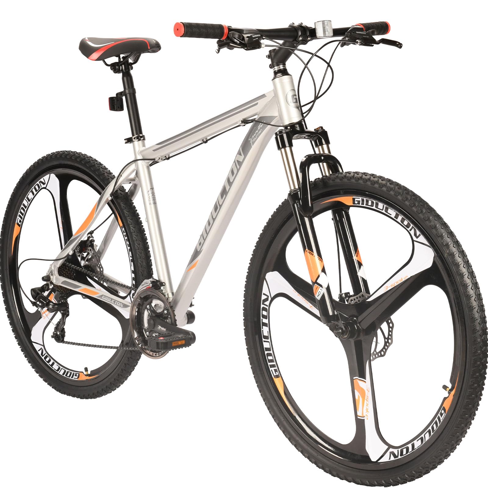 EUROBIKE 29 Inch 21-Speed Mountain Bike for Men & Women Adults - Disc Brakes, Durable Frame - Perfect for Trail Riding, Commuting & Outdoor Adventures