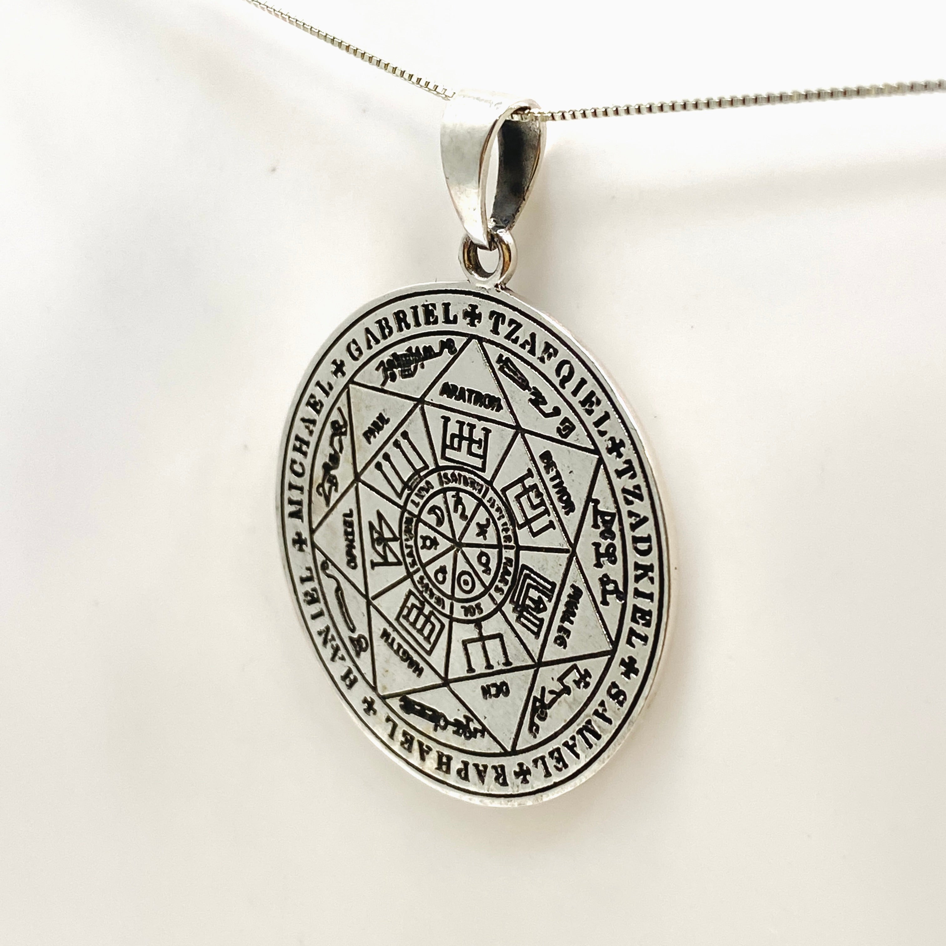 925 Sterling Silver Archangels Pendant Necklace - Religious Jewelry for Men & Women - Perfect for Gifts, Prayer, and Spiritual Protection