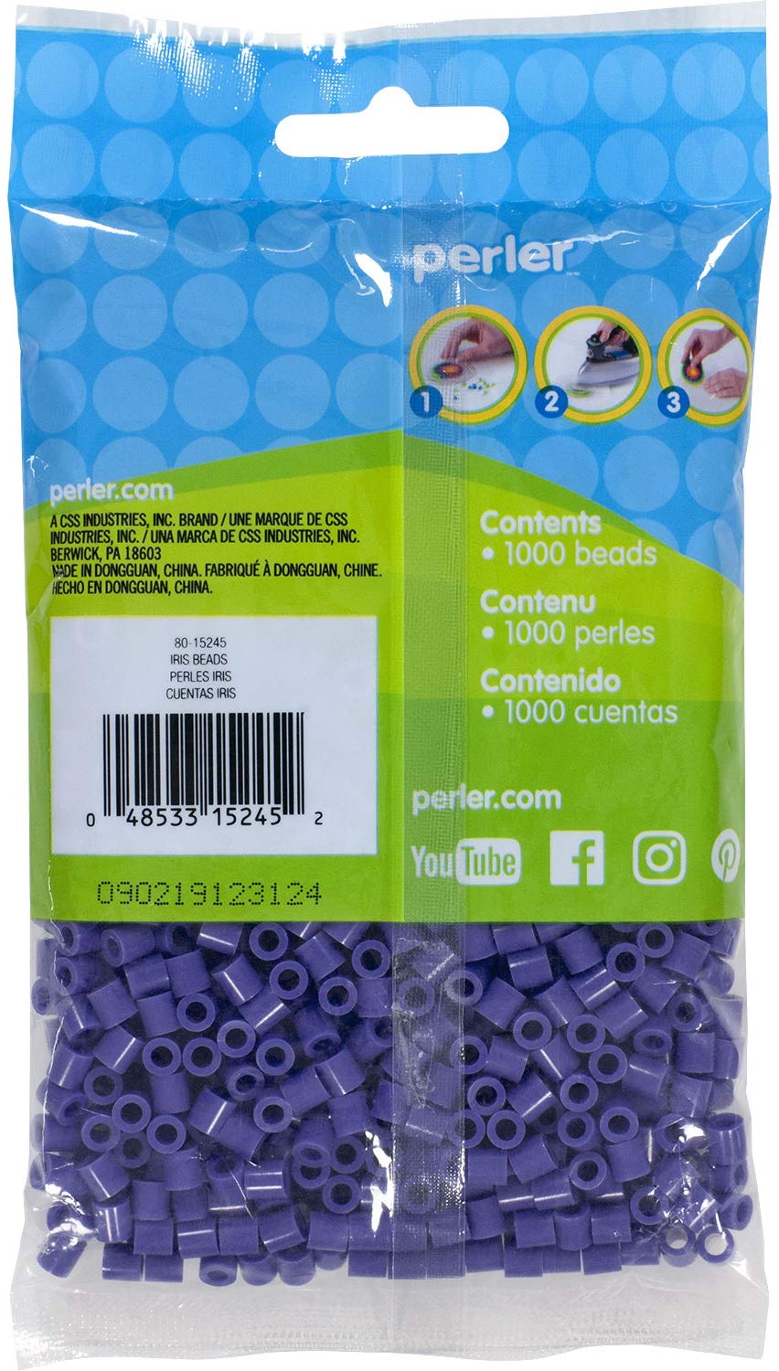 Perler Fuse Beads for DIY Crafts - 5000+ Small Iris Beads for Kids & Adults - Perfect for Jewelry Making, Home Decor, and Creative Art Projects
