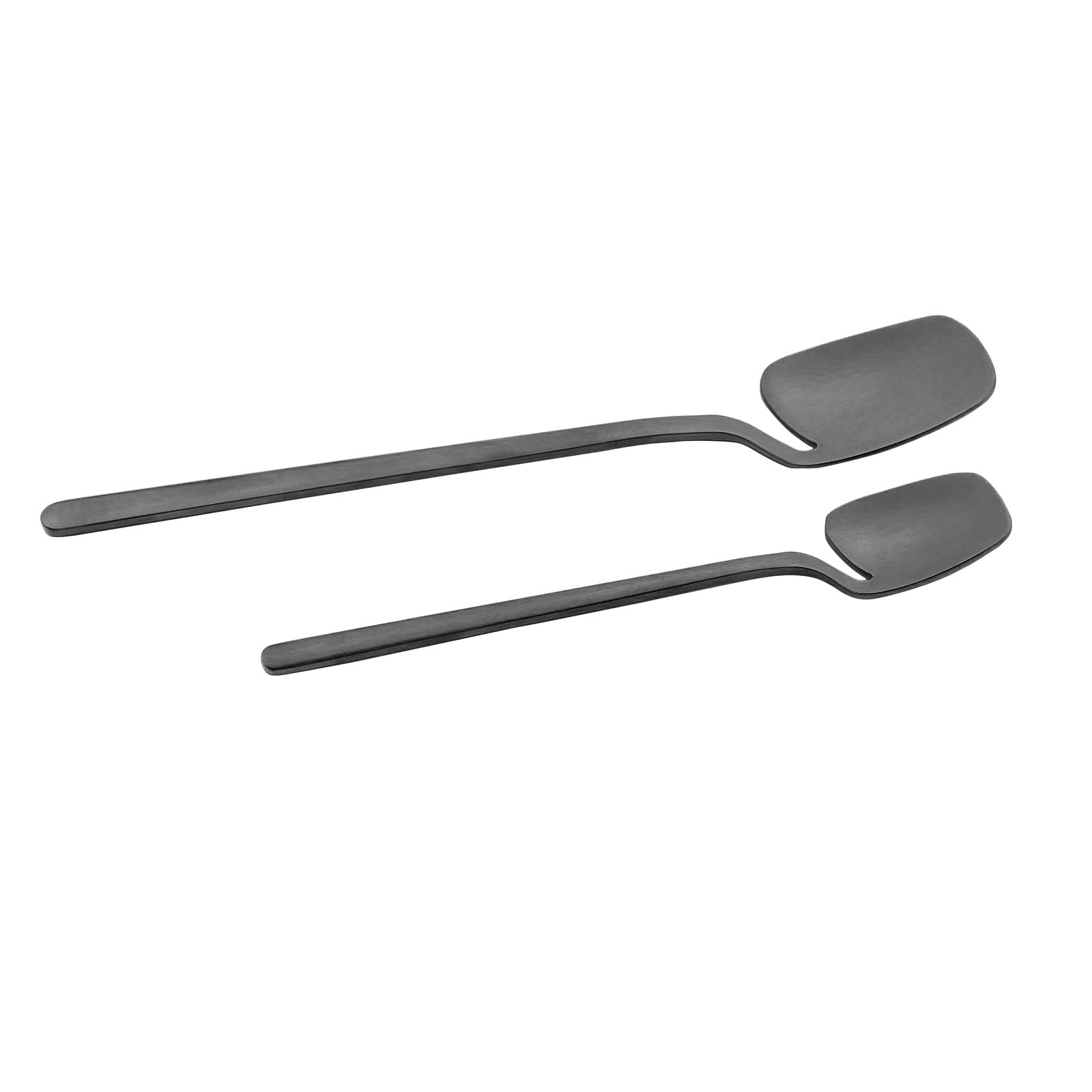 40-Piece 18/10 Stainless Steel Flatware Set for 10 - Matte Black Silverware Cutlery Set with Forks, Knives & Teaspoons - Dishwasher Safe, Durable & Easy Care - Perfect for Dinner Parties, Restaurants & Everyday Use
