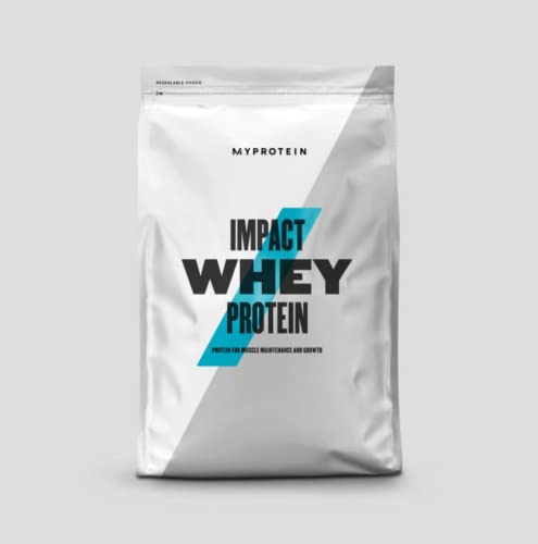MyProtein Impact Whey Protein Powder - Strawberry Flavor, 2.2 lbs (1kg) for Muscle Recovery & Post-Workout Nutrition | Gym, Fitness & Bodybuilding Supplement