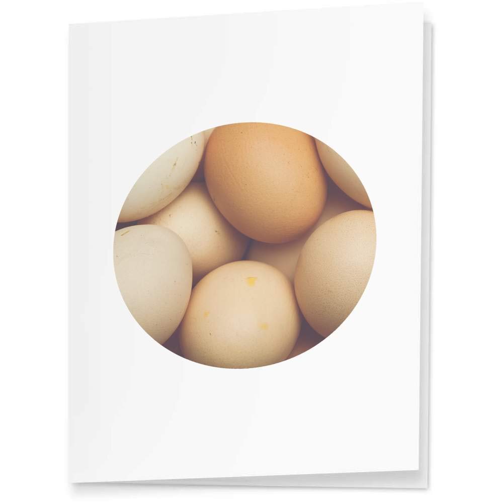 Azeeda 4-Pack Chicken Egg Themed Gift Tags & Labels (GI00005192) - Perfect for Easter Decorations, Farmhouse Party Favors, and Spring Craft Projects