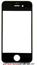 Original Apple iPhone 4 Display Glass Replacement - Front Screen Protector for iPhone 4/4S - High-Quality Tempered Glass for Enhanced Protection (Black) | Perfect for DIY Repairs, Screen Damage Prevention & Device Maintenance