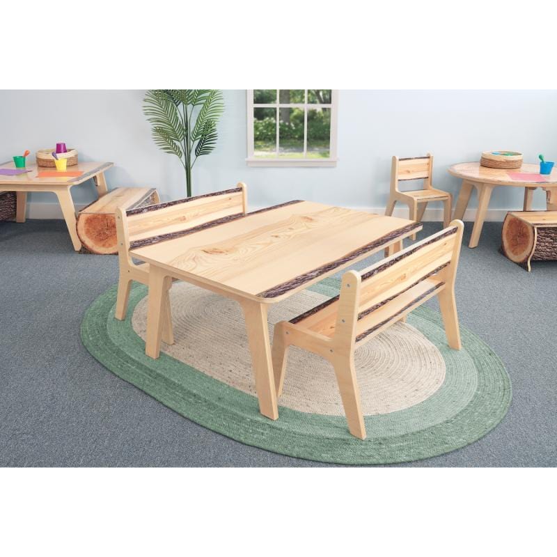 Live Edge Rectangle Dining Table 22