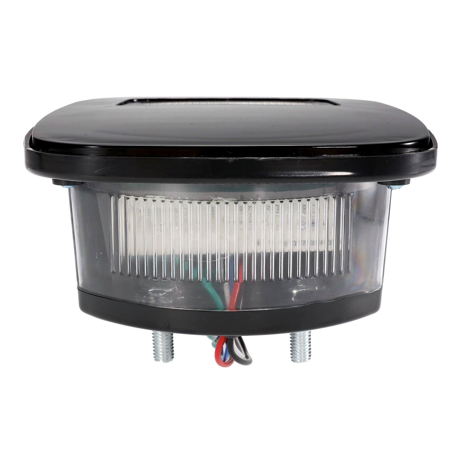 2-Piece Universal Smoked Black 39-LED Tail Light Kit for Jeep Wrangler YJ TJ CJ, Truck, Trailer, Van & Boat - Waterproof & Durable for Off-Road Adventures, Night Driving & Marine Use