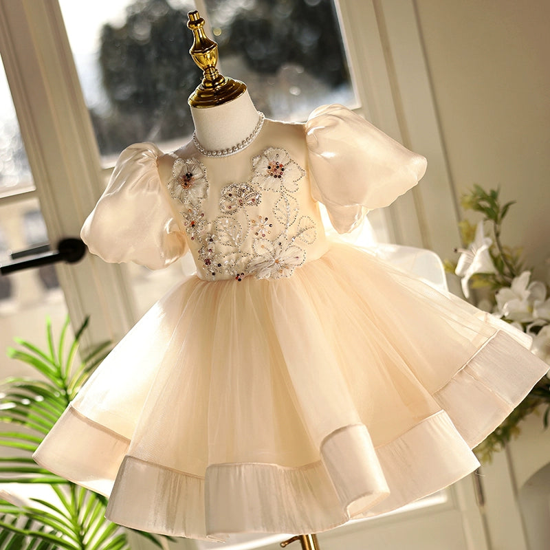 Cute Princess Dress for Girls - Flower Girl Wedding Dress & Birthday Party Gown | Perfect for Weddings, Birthday Parties, and Special Occasions