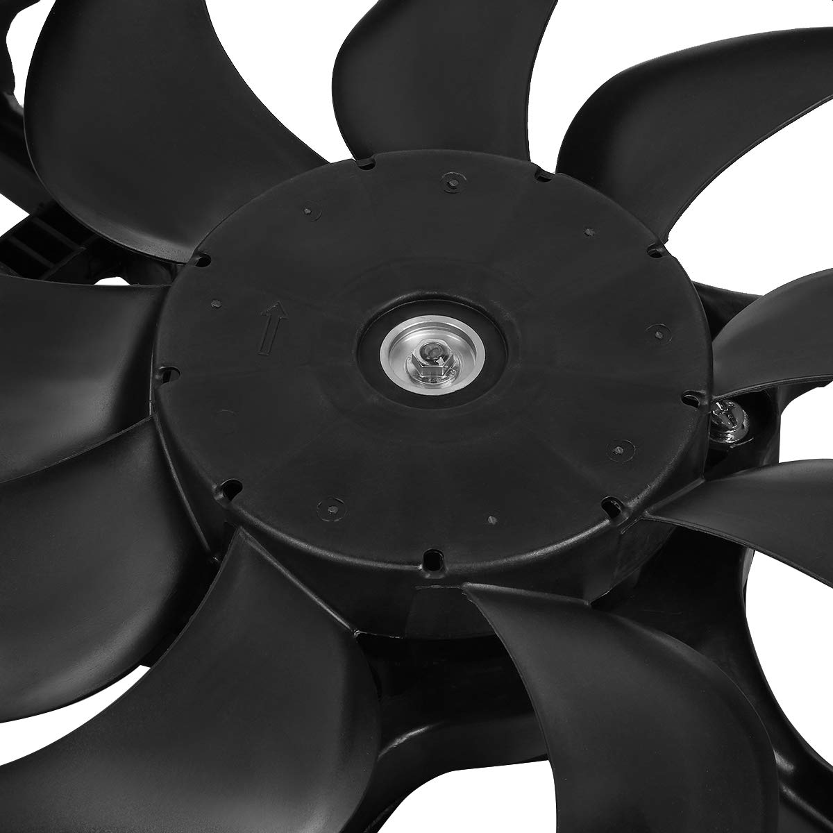 OE Style Radiator Cooling Fan Assembly Compatible with Nissan Rogue Select 2.5L 2008-2015 - Perfect for Engine Cooling & Overheating Prevention
