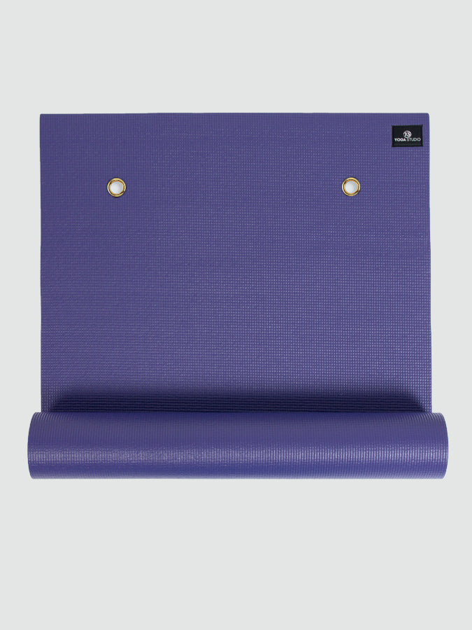 Premium 4.5mm Thick Non-Slip Yoga Mat with Eyelets - Ideal for Hot Yoga, Pilates & Home Workouts - Eco-Friendly & Extra Cushioning