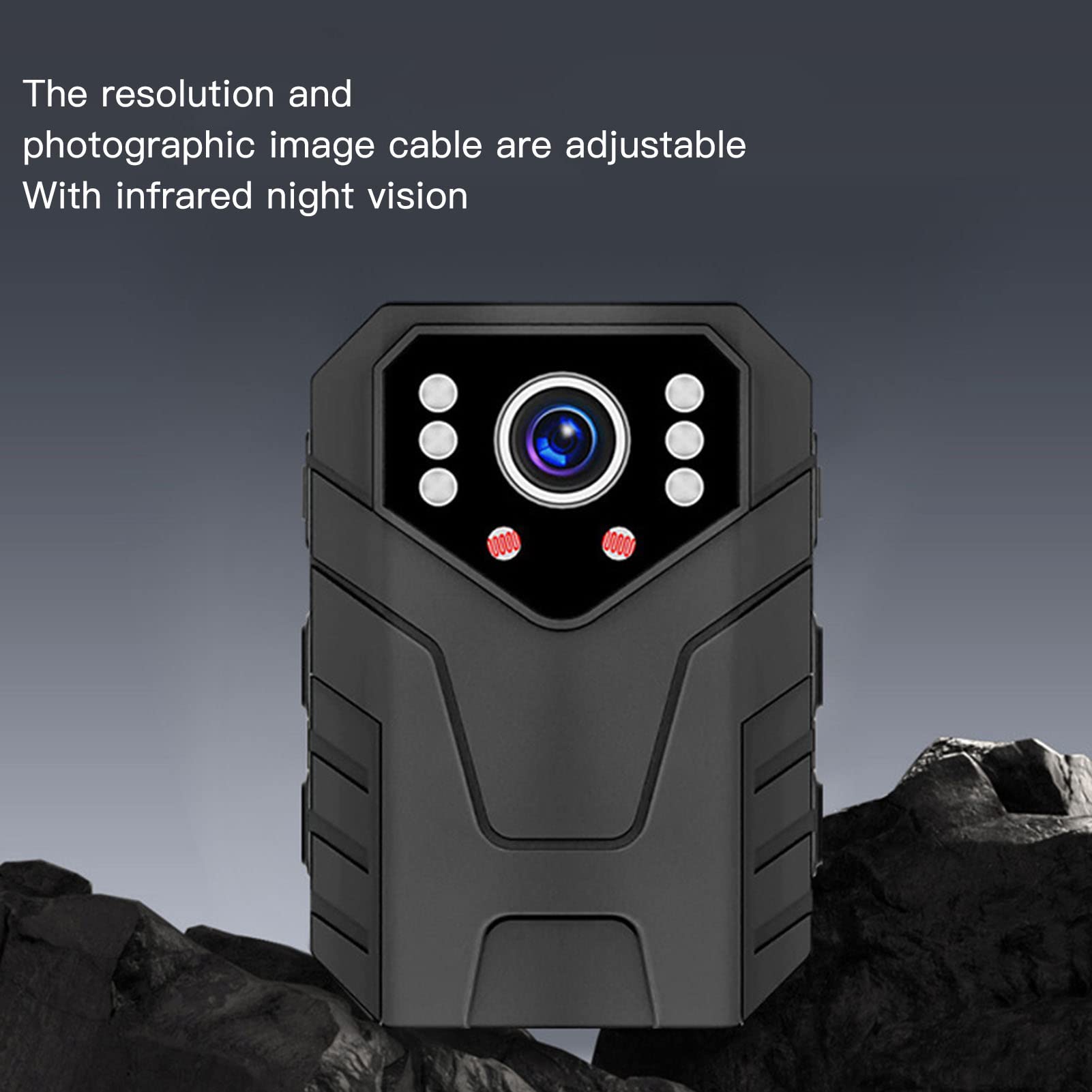 4K Mini Body Camera - Wearable Clip On Police Security Camera with Night Vision & Audio Recording | for Law Enforcement, Security Guards, Cycling | Ideal for Surveillance, Evidence Collection & Outdoor Activities
