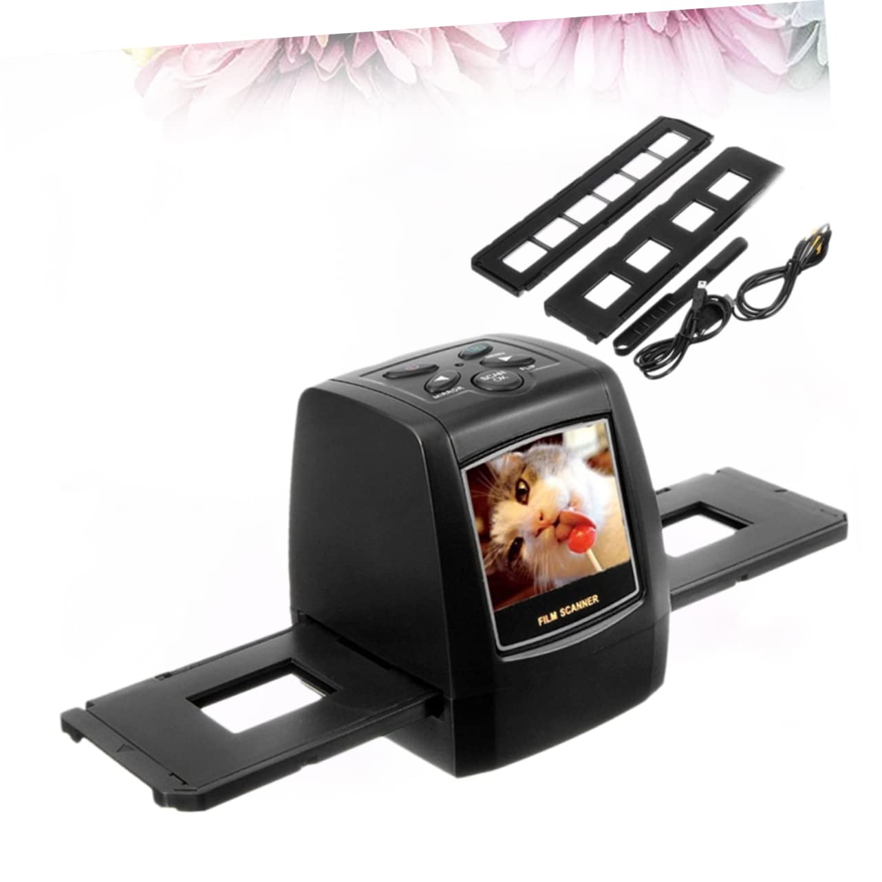 VILLFUL 35mm Slide & Film Scanner - Convert Negatives & Slides to Digital Photos - Perfect for Archiving Old Photos, Digitizing Family Memories, and Professional Photography