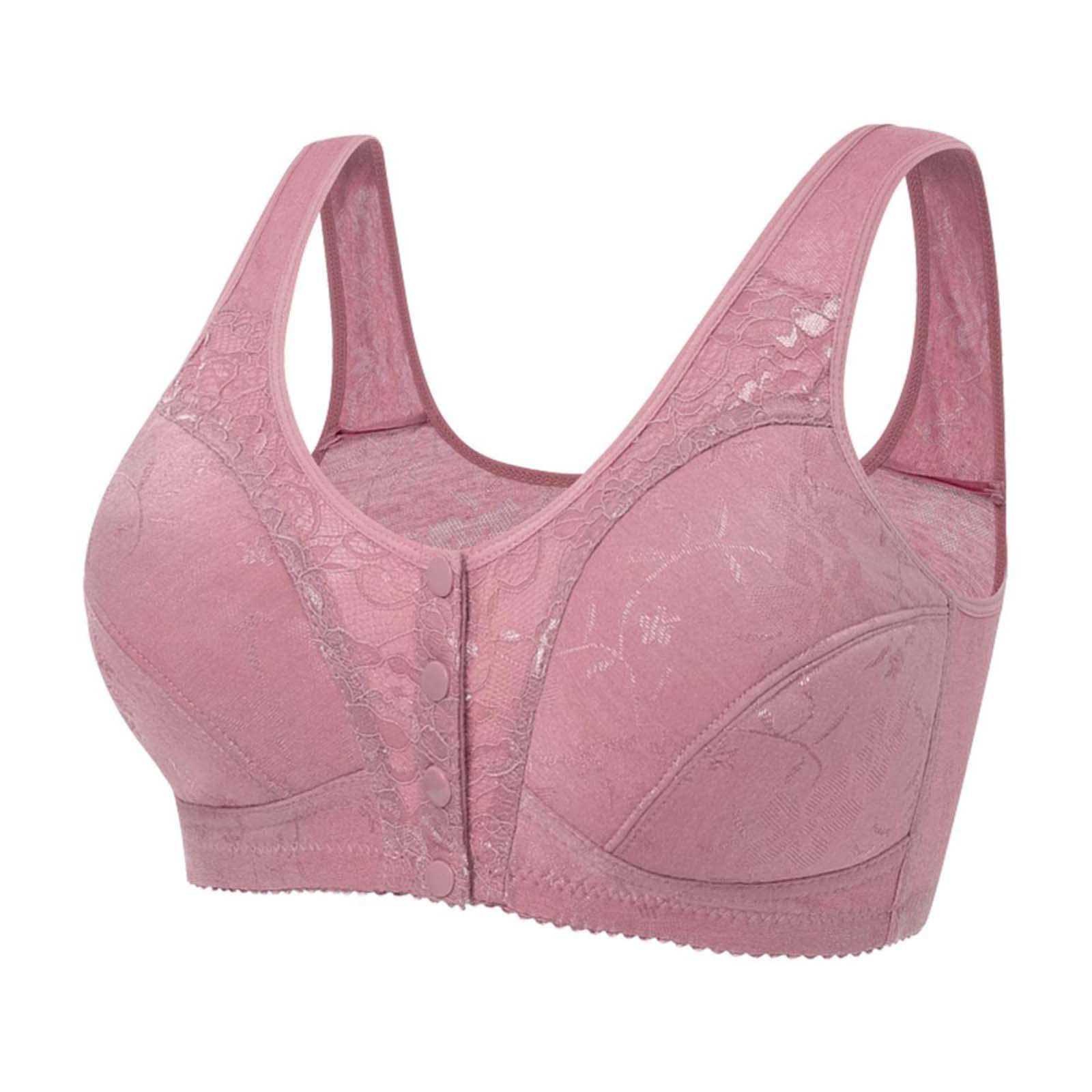 Sexy Lace Bras for Women - Breathable Comfortable Front Closure Bralette - Large Size No Underwire Push Up Bra - Perfect for Everyday Wear, Date Night & Special Occasions