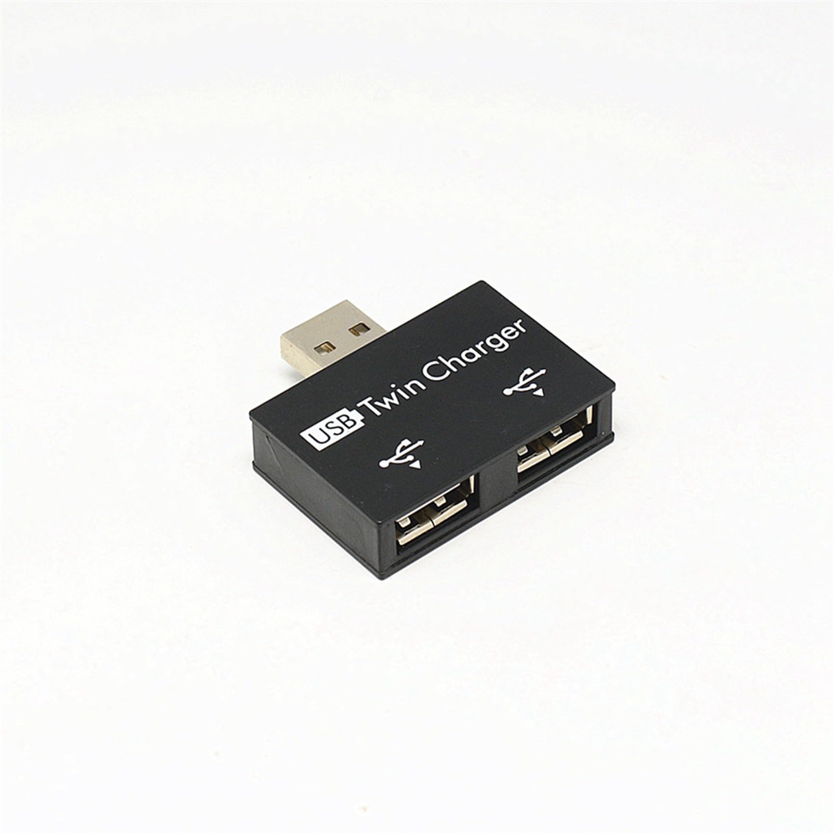 Casstad 2-Port USB Hub Charger for Phone & Computer - Travel & Office Use