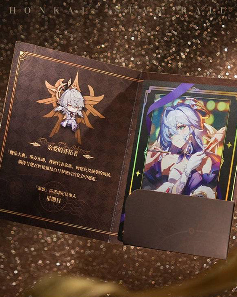Honkai: Star Rail® Penacony Invitation Set - Premium Collectible Gift Box for Anime Fans | Perfect for Cosplay, Gaming Merchandise & Display Collection