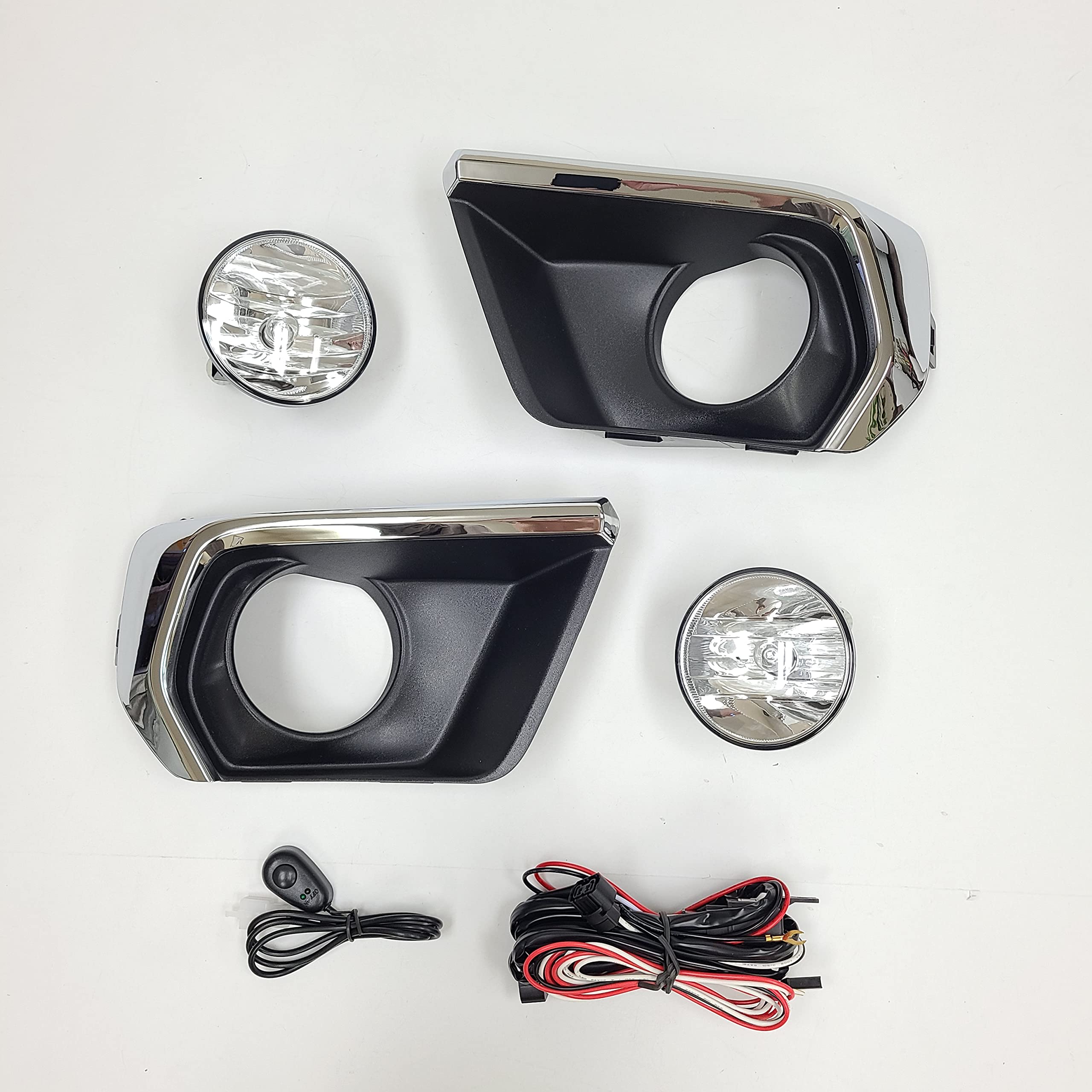 2021-2022 Chevy Colorado Fog Lights Set - OE Style Clear Lens Halogen Fog Lamps Assembly - Perfect for Night Driving & Off-Road Adventures
