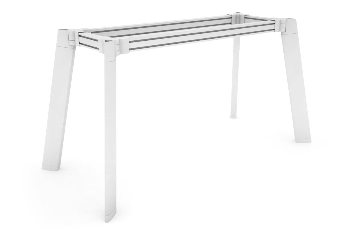 White Rectangle Switch Dry Bar Table Frame - Sturdy & Modern Bar Table for Home, Office, or Commercial Use - Perfect for Dining, Entertaining, or Workspace Setup