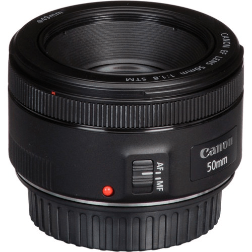 Canon EF 50mm f/1.8 STM Lens - Fast Prime Portrait Lens for DSLR Cameras | Perfect for Low Light Photography, Street Photography & Video Shooting