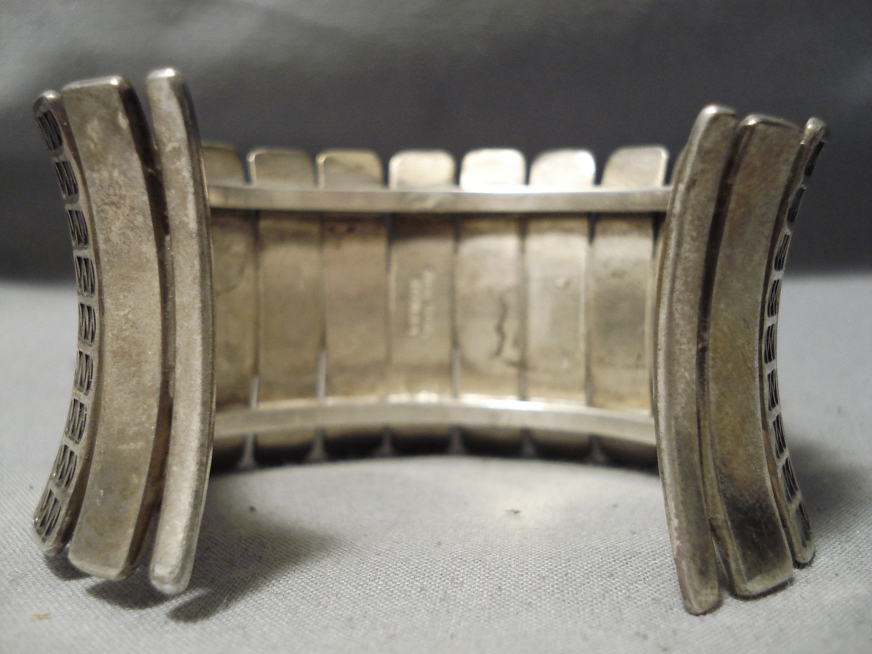 Vintage Navajo Sterling Silver Bride Bracelet - Handmade Native American Jewelry for Weddings, Bridal Shower & Special Occasions