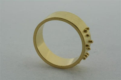 Braille Ring for Women - Gold Plated Hope Ring - Inspirational Jewelry for Everyday Wear, Gift for Visually Impaired, Blind, or Loved Ones - Perfect for Special Occasions & Motivational Gifts
