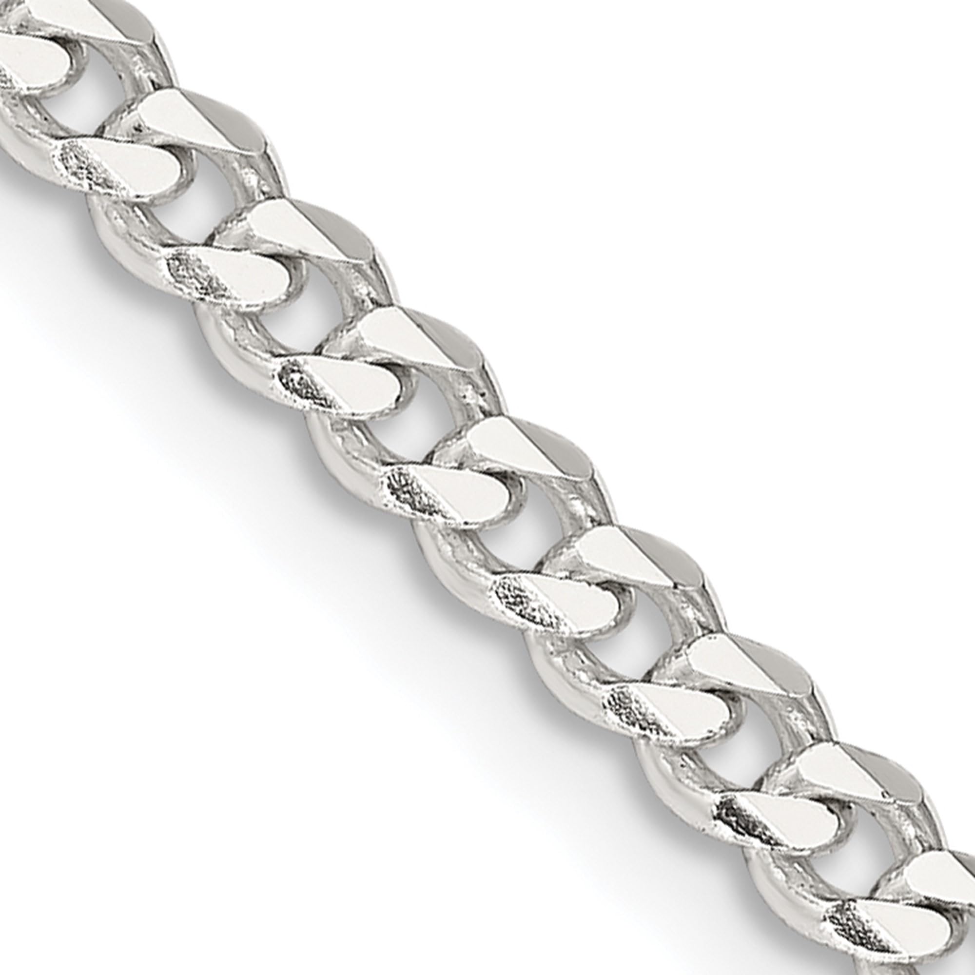 IceCarats 925 Sterling Silver 3.5mm Curb Link Chain Necklace for Women - Dainty Layered Jewelry Gift for Birthday, Anniversary & Everyday Wear