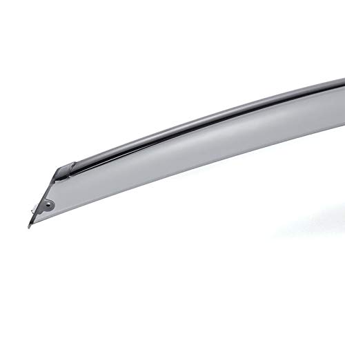 WellVisors Window Visors Wind Deflectors for Jeep Cherokee 2014-2022 | Black Trim Rain Guards | Weather Protection & Noise Reduction for Off-Road & Daily Driving