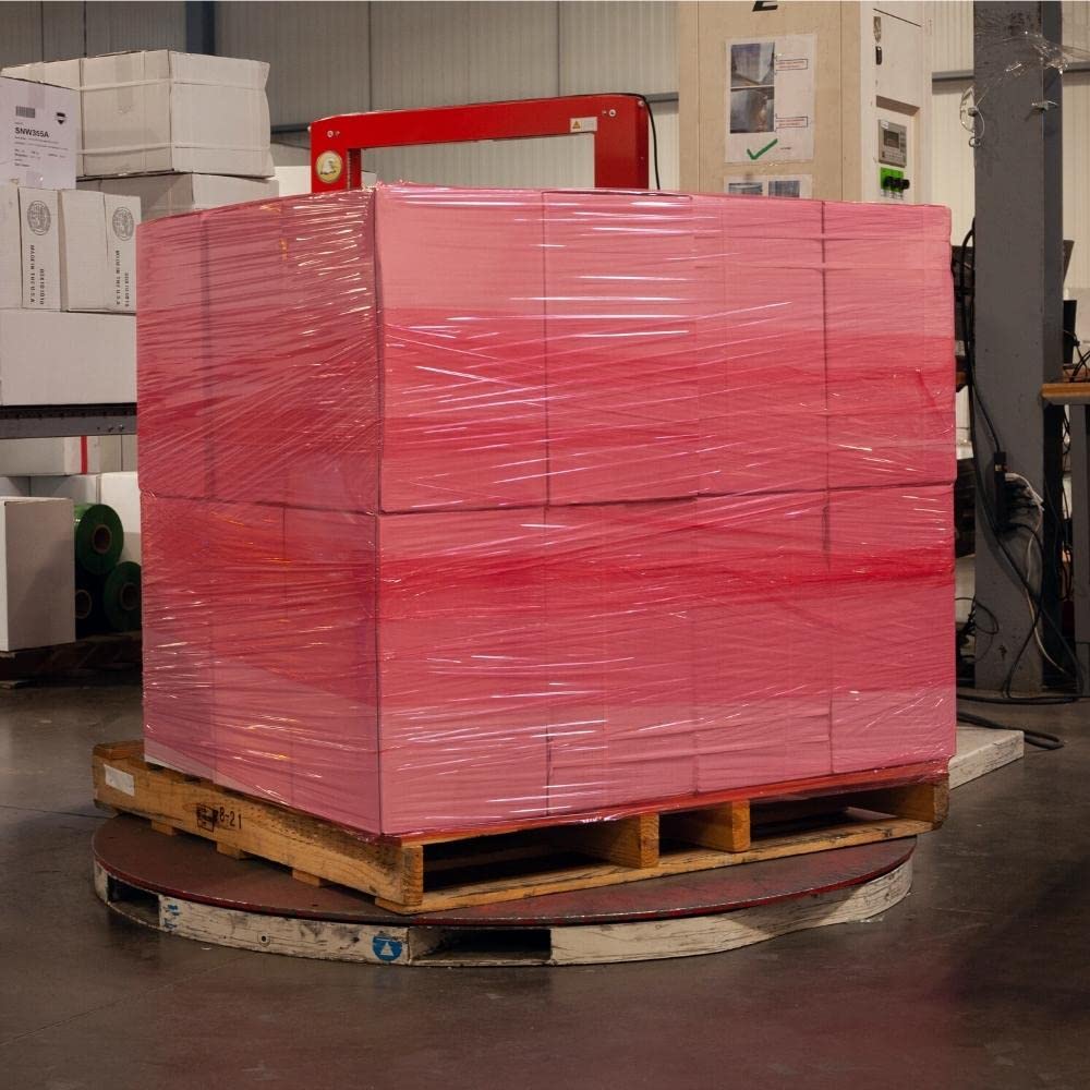 Red Tinted Stretch Shrink Wrap - 18