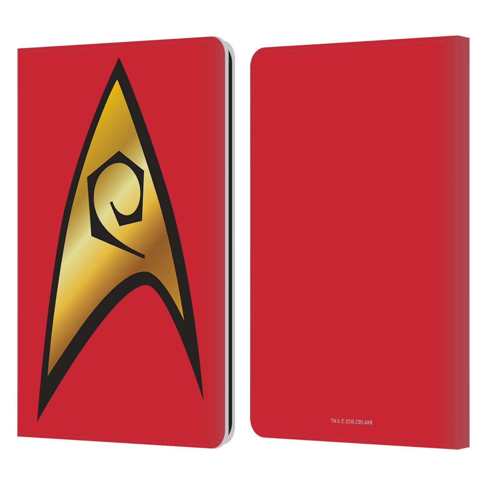 Star Trek TOS Leather Wallet Case for Kindle Paperwhite 1/2/3 - Officially Licensed Kindle Cover with Badge Design | Perfect for Sci-Fi Fans & Kindle Protection at Home or Travel