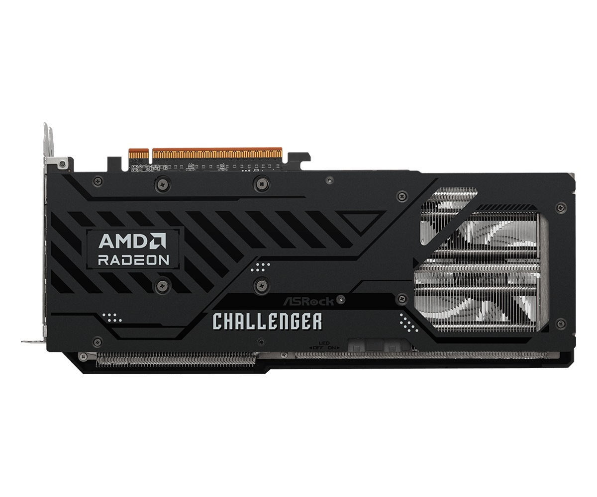 ASRock Radeon RX 9070 Challenger 16GB GDDR6 Graphics Card - High Performance Gaming GPU for 4K Gaming, Video Editing & Crypto Mining