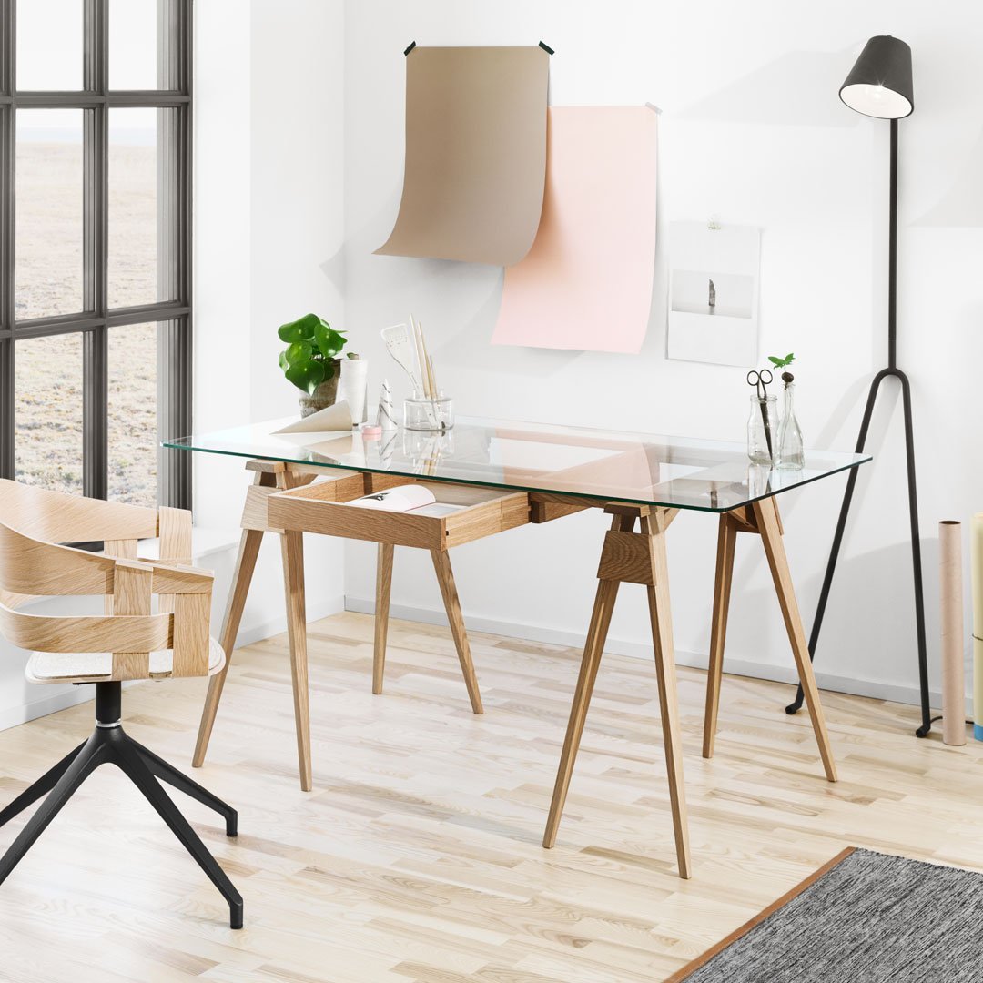Modern Mack Arco Desk & Conference Tables - Scandinavian Design by House Stockholm - Perfect for Home Office & Corporate Meetings