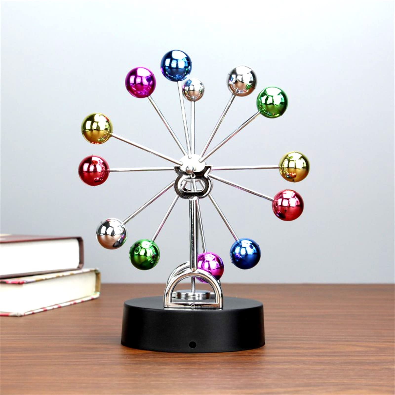 GONEBIN Perpetual Motion Machine Ferris Wheel - Kinetic Art Balance Toy for Stress Relief & Office Decor | Science Psychology Desk Toy for Home & Workspace