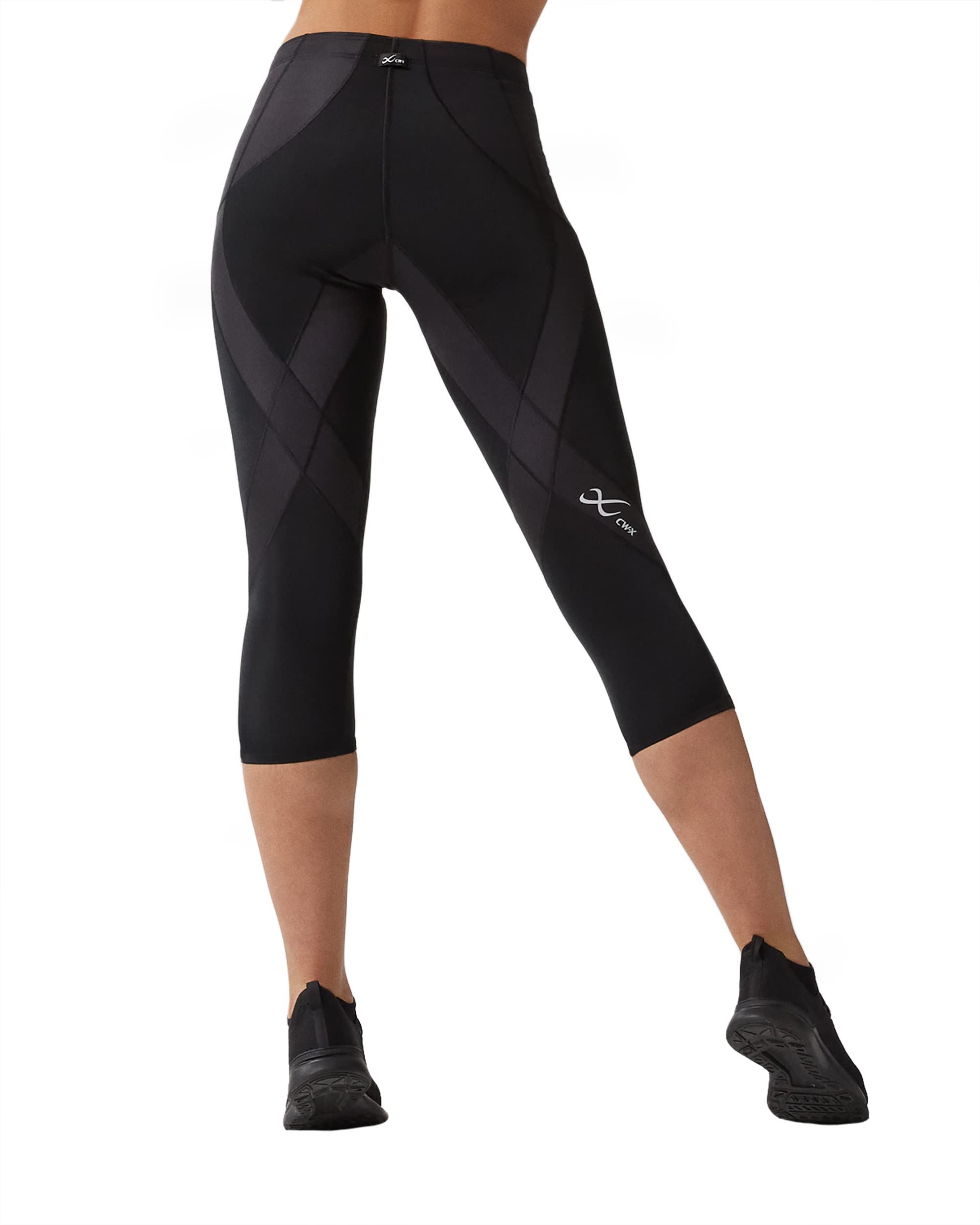 CW-X Women's Endurance Generator 3/4 Compression Tights - Joint & Muscle Support for Running, High Performance Workout Capris - Perfect for Marathon Training, Gym Sessions & Athletic Recovery