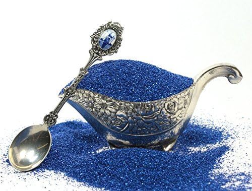 Premium Dark Blue German Glass Glitter - 4oz (90 Grit) for Crafts, DIY & Nail Art | Sparkling Fine Glitter Powder for Resin, Slime & Holiday Decorations