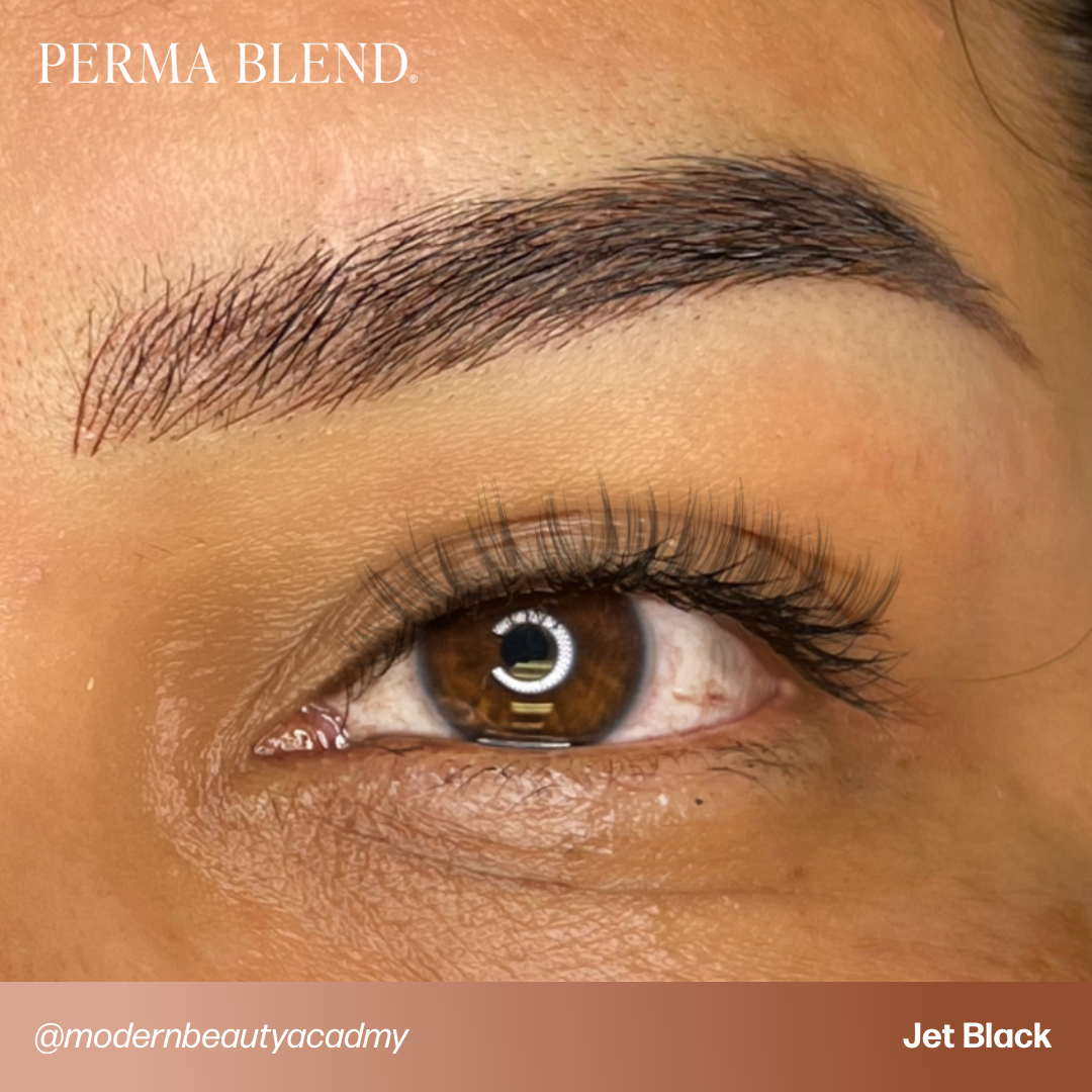 Perma Blend Jet Black Tattoo Pigment - Professional Tattoo Ink for Artists, Permanent Makeup & Body Art - Ideal for Eyebrows, Eyeliner & Cosmetic Tattooing