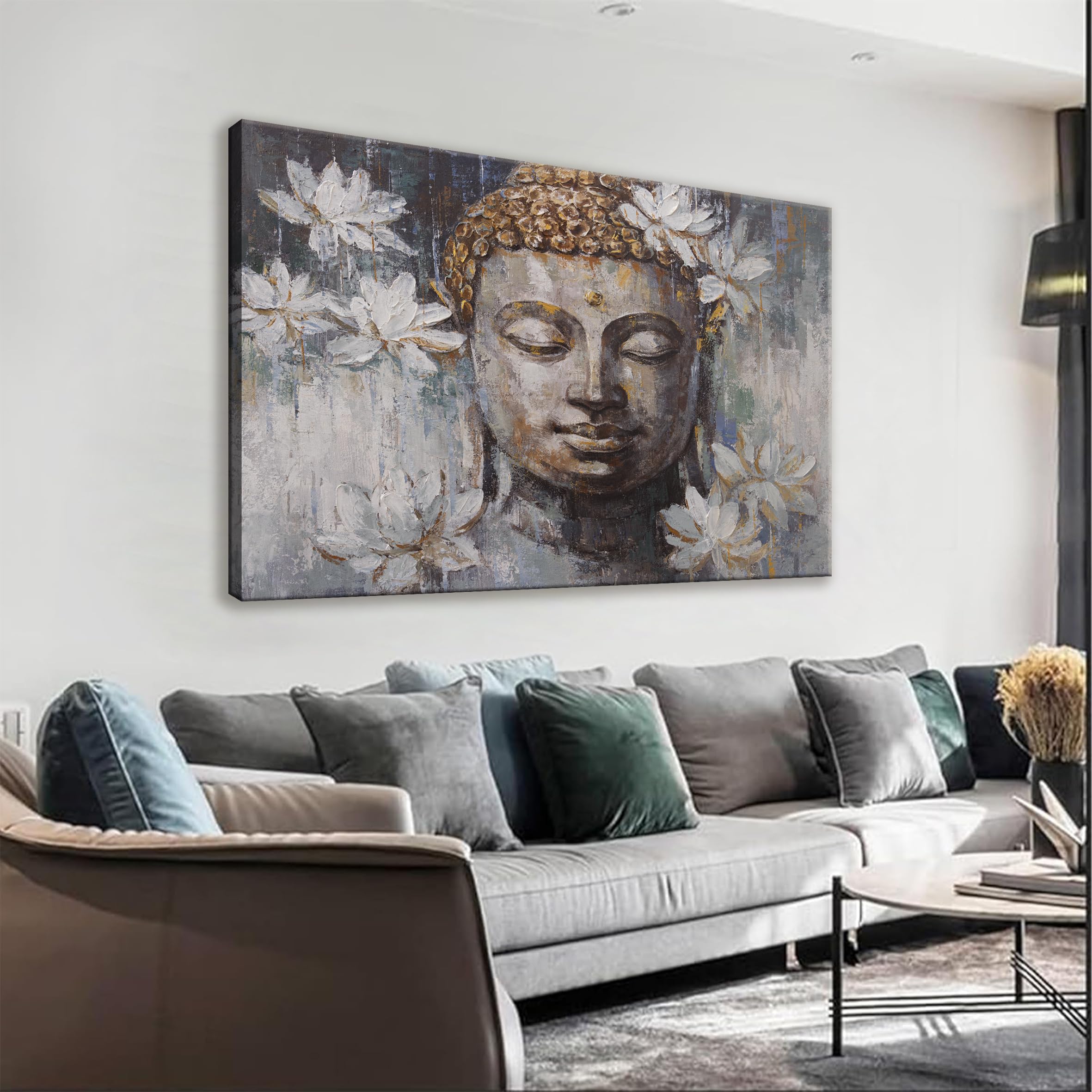 Vintage Buddha Meditation Wall Art Print - 24