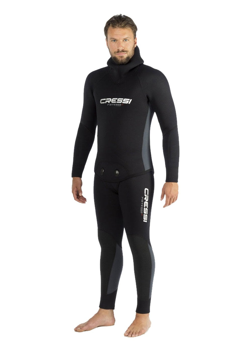 Cressi Men's Fisterra 5mm Neoprene 2-Piece Wetsuit for Scuba Diving, Snorkeling & Water Sports - Warm & Flexible Cold Water Protection