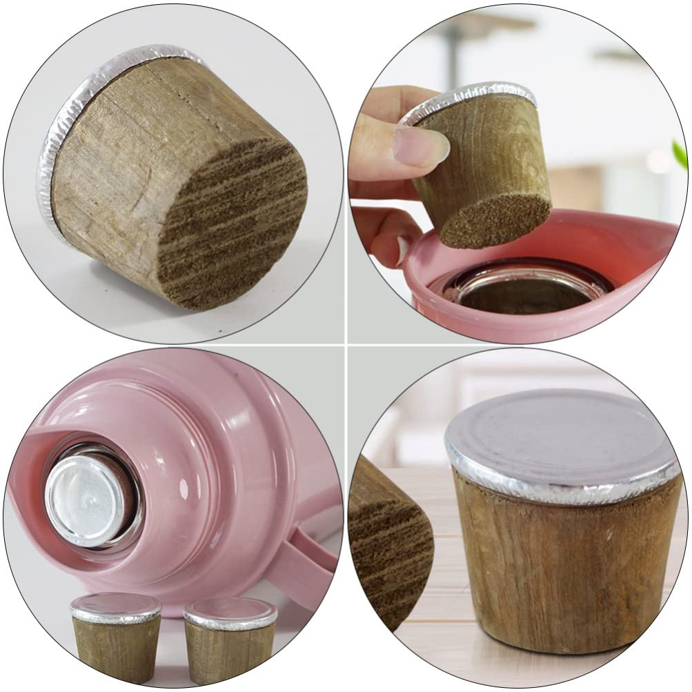 12-Piece Vacuum Insulated Bottle Cap Set - Reusable Water Kettle Stoppers & Plugs for Thermos, Tea Kettles & Travel Mugs - Perfect for Home, Office & Outdoor Activities