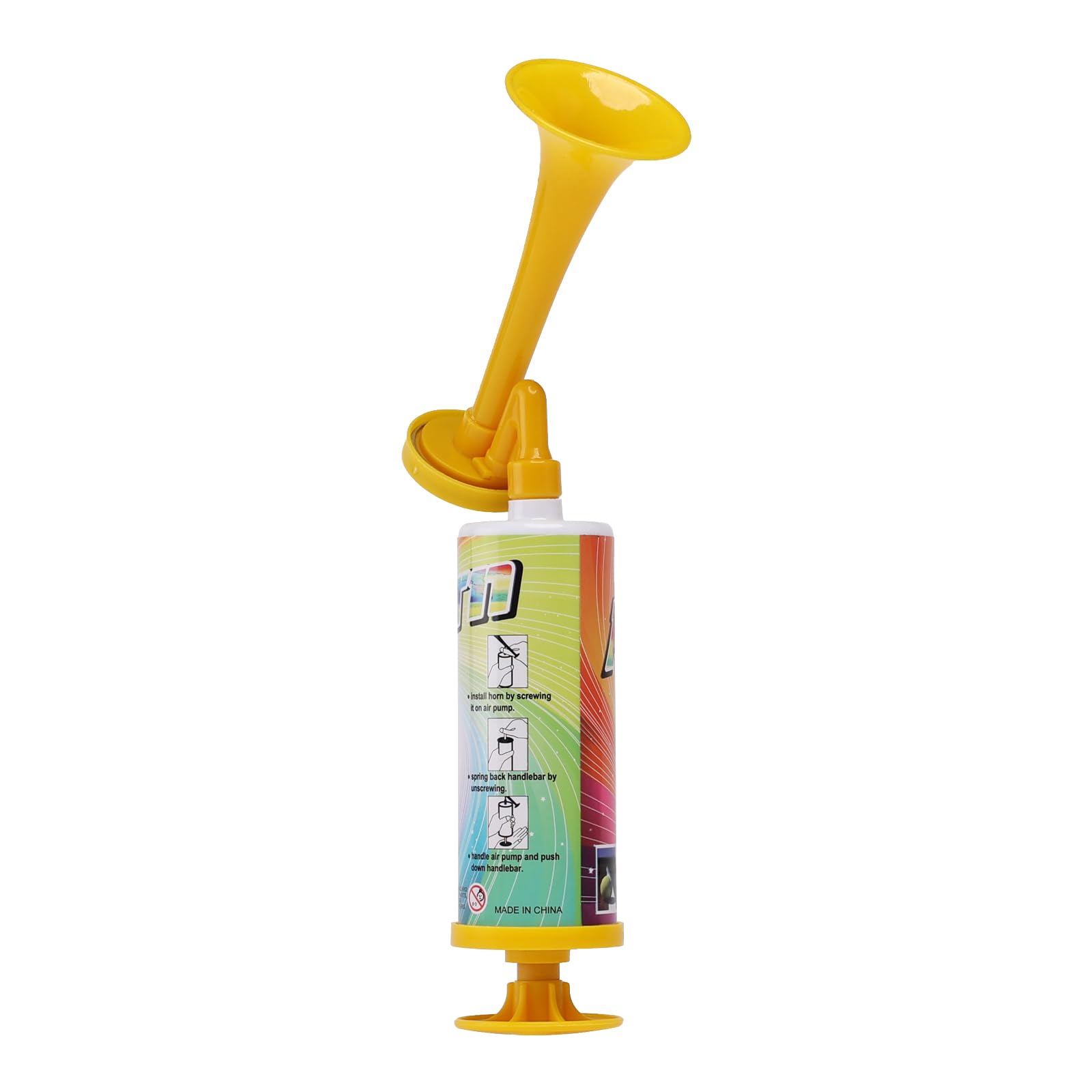 5-Pack Mini Air Horn Hand Pump - Loud Noisemakers for Sporting Events, Parties, Celebrations & Goodie Bags - Fun Birthday Favors for Kids & Adults - Perfect for Football Games, New Year's Eve & Graduation Parties