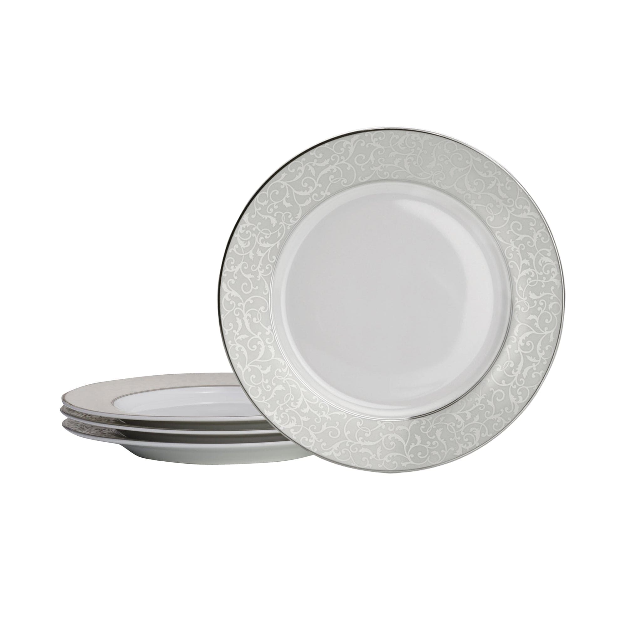 Elegant Set of 4 Parchment Salad Plates - Perfect for Dinner Parties, Picnics & Home Decor
