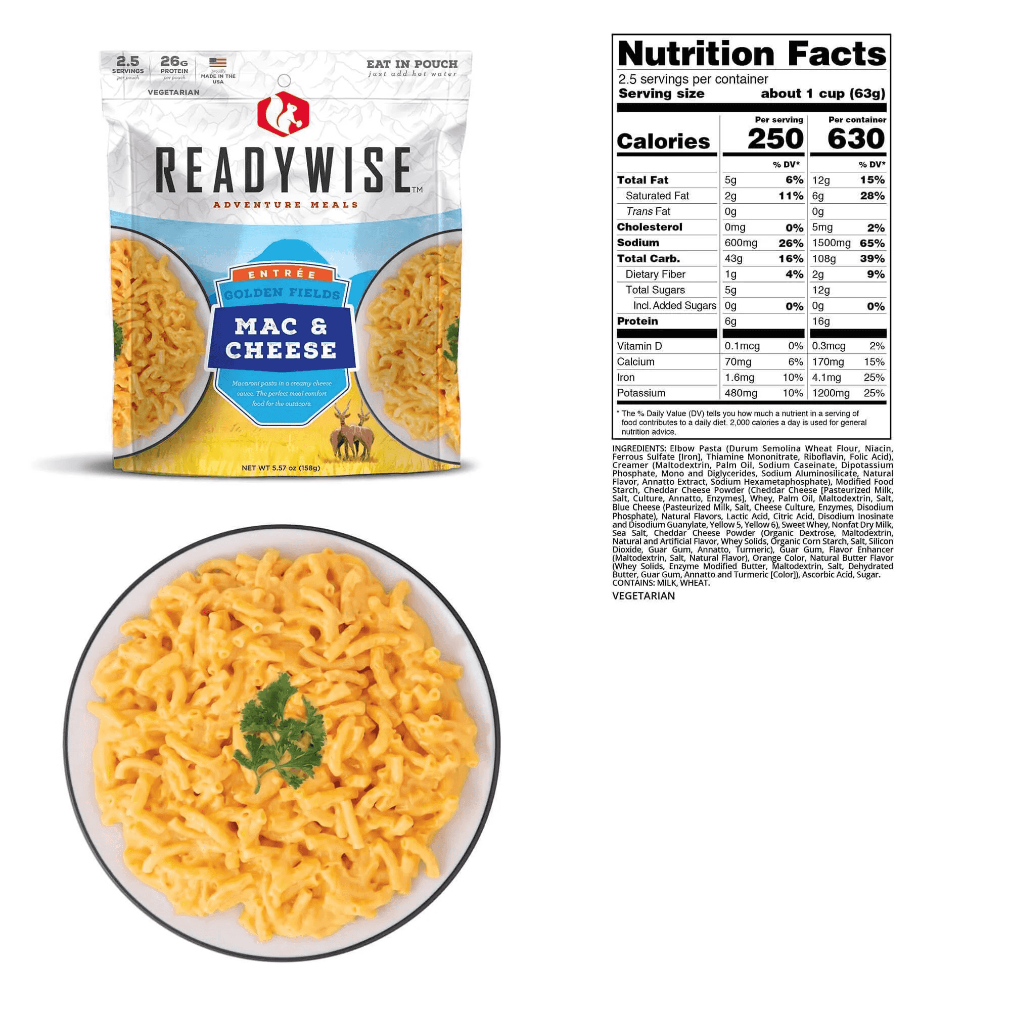 2-Day Emergency Food Supply Kit - 72-Hour Survival Food Rations for Camping, Hiking & Disaster Preparedness