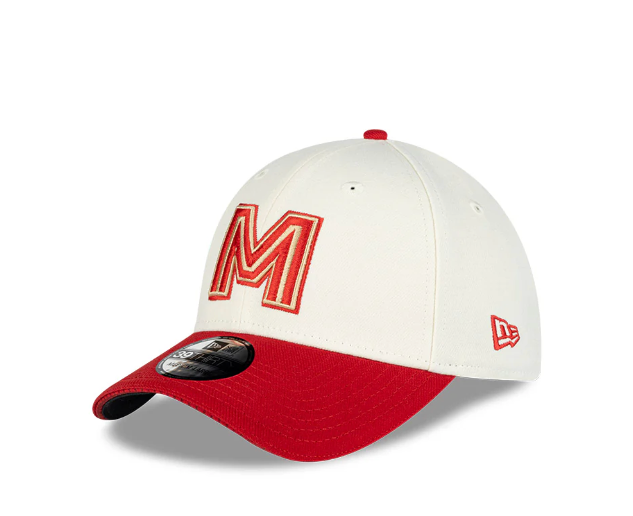 New Era 39THIRTY Mexico Serie del Caribe 2025 Beige Baseball Cap - Official Licensed Hat for Baseball Fans & Sports Enthusiasts
